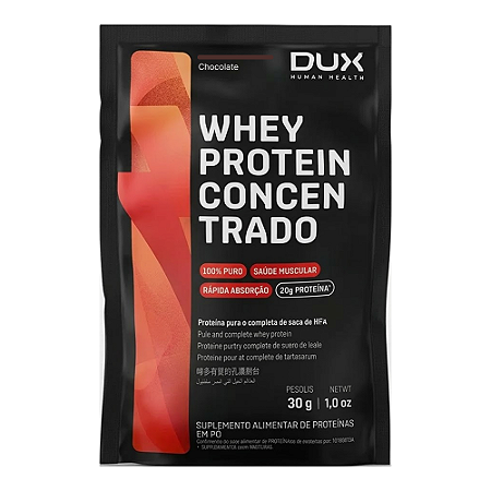 Whey Protein Concentrado Sachê 30g - Dux Nutrition Lab
