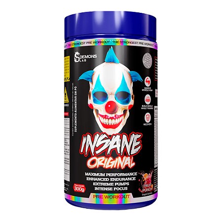 Insane Original Pré-Treino 300g - Demons Lab