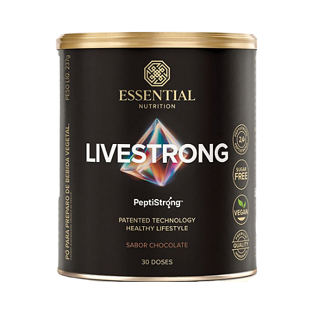 Livestrong 237g Cacau em pó Lata - Essential Nutrition