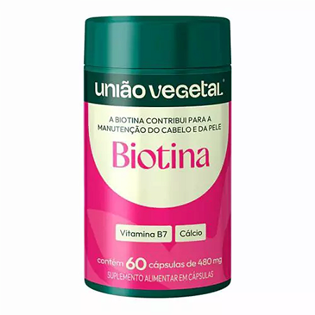 Biotina 480mg 60 caps - União Vegetal