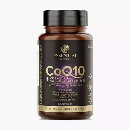 Coq10 + Omega-3 60Cáps - Essential Nutrition