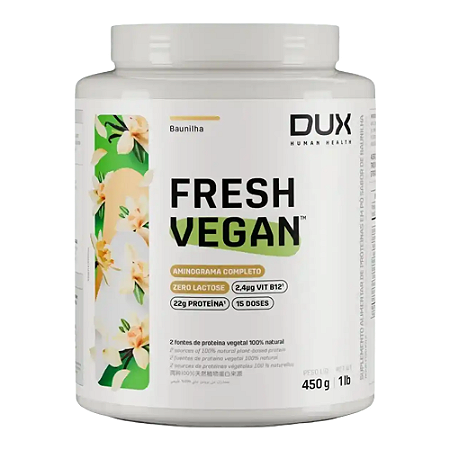 Fresh Vegan Proteína Vegana 450g - Dux Nutrition Lab