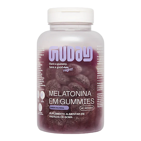 Melatonina Em Gummies 60 Caps - Guday