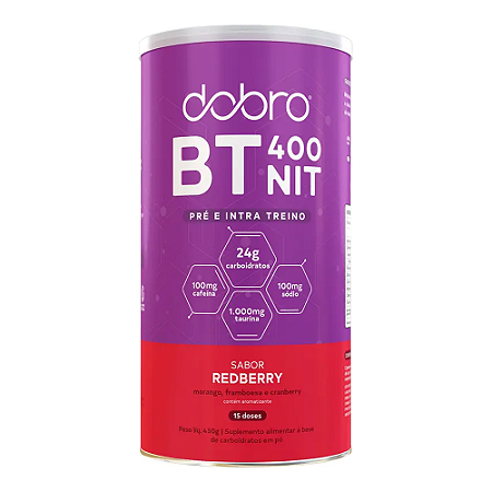 BT Nitrato 400 pote Pré e Intra Treino 450g - Dobro