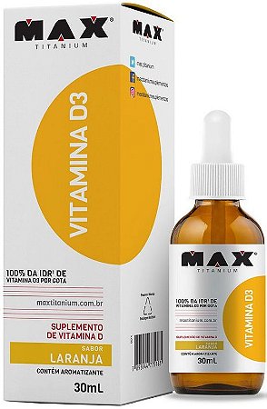Vitamina D3 30ml - Max Titanium