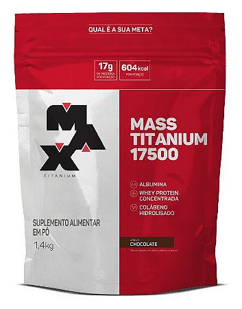 Mass 17500 1,4kg Hipercalórico - Max Titanium