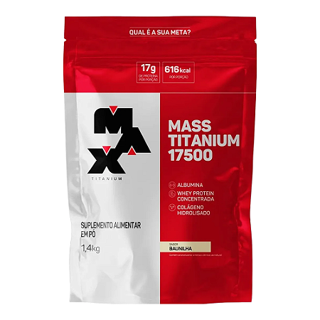 Mass 17500 1,4kg Hipercalórico - Max Titanium
