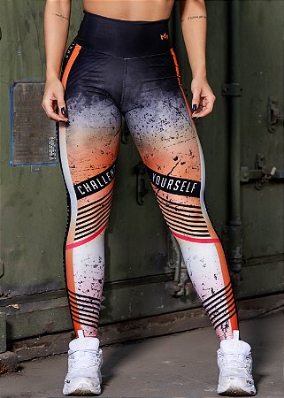 Calca Legging Sublimada Challenge Yourself - Hardyn Fitness