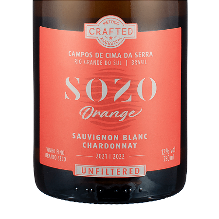 Vinho Orange Sauvignon Blanc-Chardonnay 2021-2022 Sozo