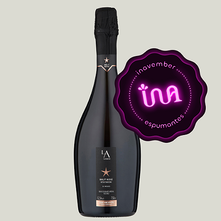 Espumante L.A. Brut Rosé Clássico Champenoise Luiz Argenta