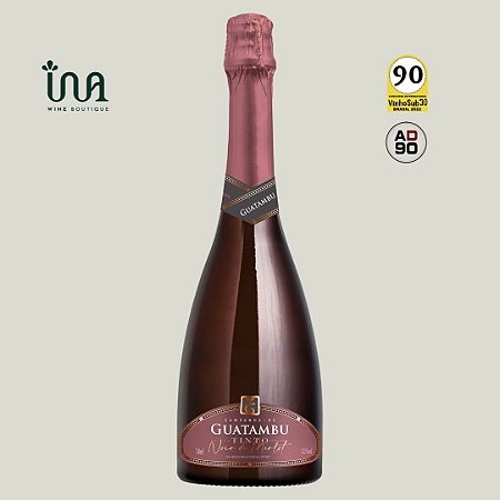 Espumante Tinto Brut Noir de Merlot 2021 Guatambu