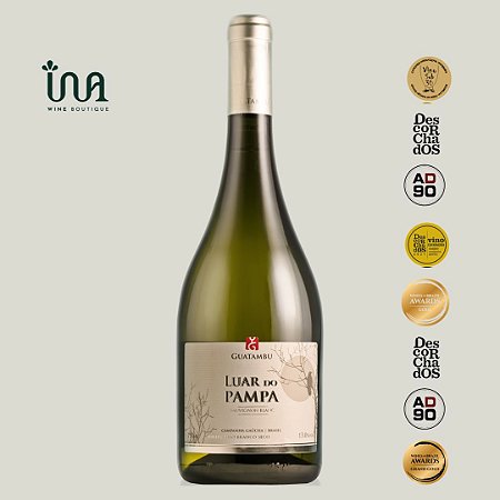Vinho Branco Luar do Pampa Sauvignon Blanc 2021 Guatambu