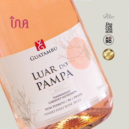 Vinho Rosé Luar do Pampa 2022 Guatambu