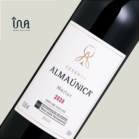 Vinho Tinto Reserva Merlot D.O. 2020 Almaúnica