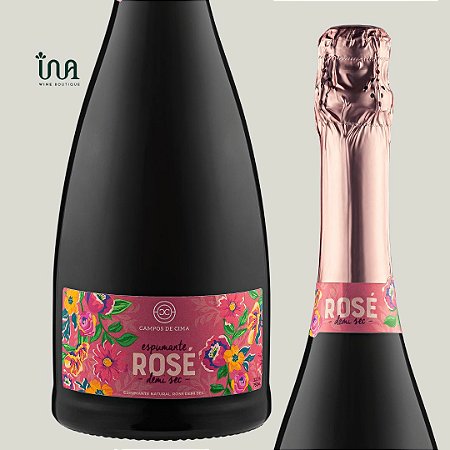 Espumante Demi Sec Rosé Campos de Cima