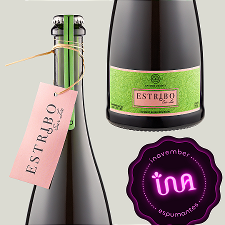 Espumante Nature Rosé Sur Lie 2018 Estribo Campos de Cima
