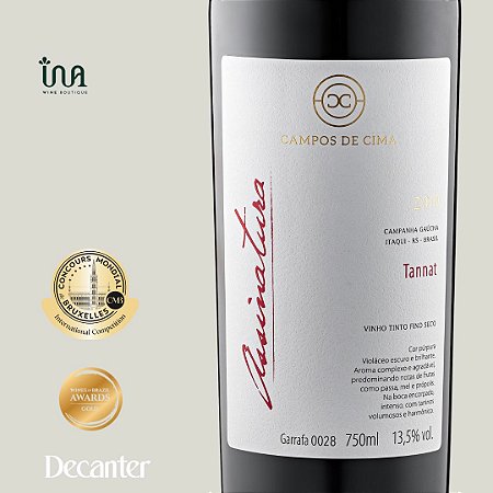 Vinho Tinto Assinatura Blend 2020 Campos de Cima