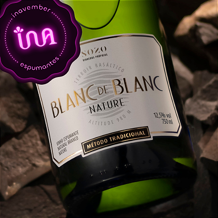 Espumante Nature Blanc de Blanc 24 Meses 2021 Sozo