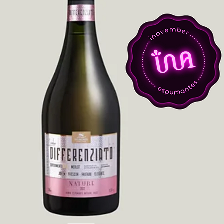 Espumante Differenziato Nature Rosé Merlot 2022 Belmonte