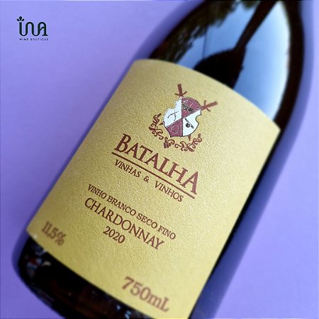 Vinho Branco Chardonnay 2020 Batalha - Ina Wine | Boutique de vinhos  Brasileiros
