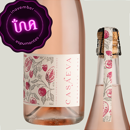 Espumante Moscatel Rosé Casa Eva