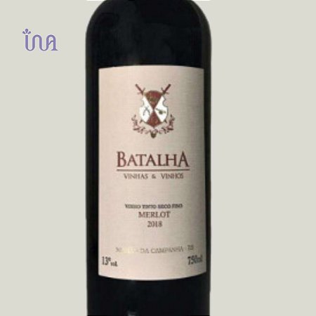 Vinho Tinto Merlot 2018 Batalha