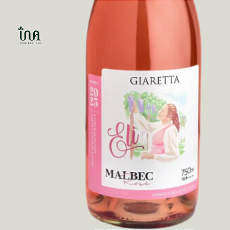 Vinho Rosé Malbec Castas Diferenciadas Eli Giaretta