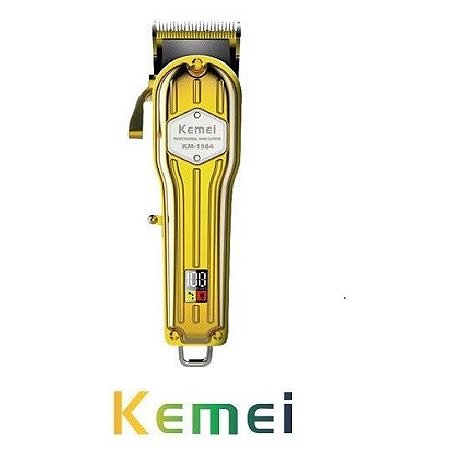 Máquina de cortar cabelo profissional  - Kemei KM 1984