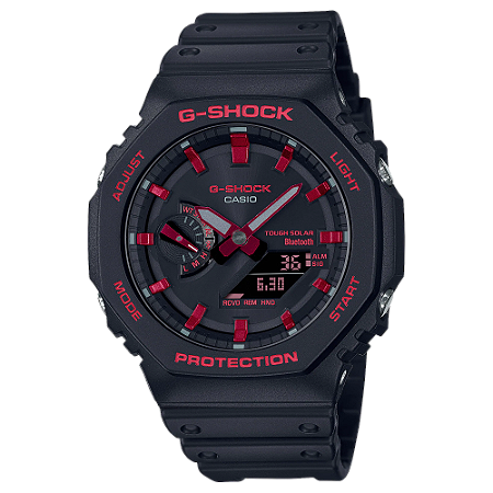 RELÓGIO G-SHOCK GA-B2100BNR-1ADR TOUGH SOLAR CARBON