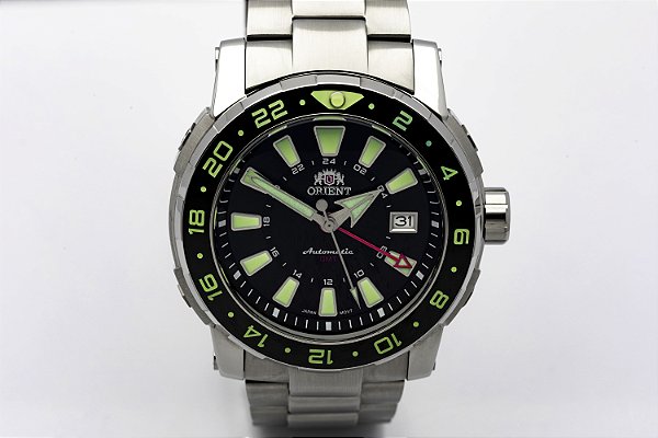RELÓGIO ORIENT DIVER POSEIDON  GMT NH3SS001-P1SX