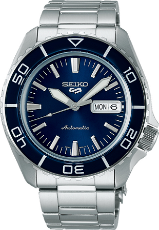 RELÓGIO NEW SEIKO 5 SPORTS SRPK97B1 "FIFTY FIVE FATHOMS"