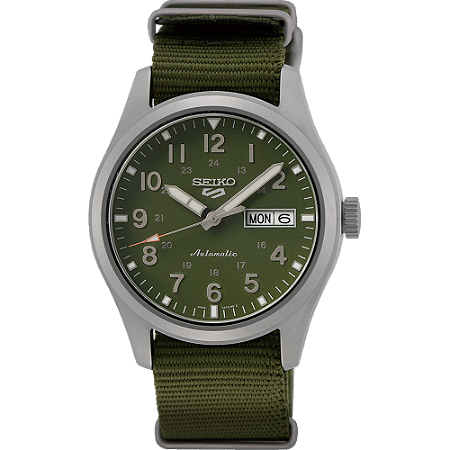 RELÓGIO NEW SEIKO 5 SPORTS FIELD STYLE SRPG33B1