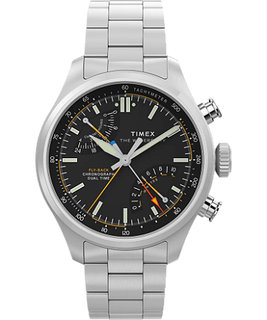 RELÓGIO TIMEX WATERBURY ACE FLY-BACK CHRONOGRAPH TW2Y70200M