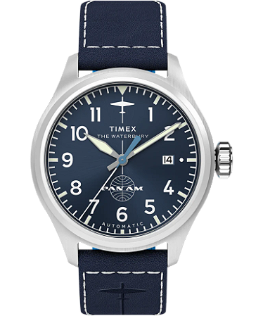 RELÓGIO TIMEX WATERBURY ACE PAN AM TW2Y38800