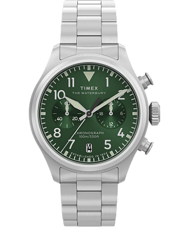 RELÓGIO TIMEX WATERBURY ACE CHRONOGRAPH TW2Y19100