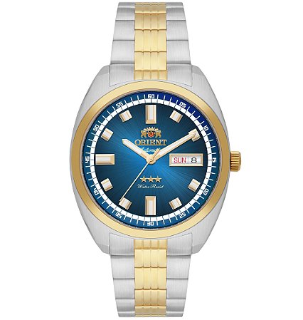 RELÓGIO ORIENT 3 ESTRELAS HERITAGE YN6TT004-D1SK