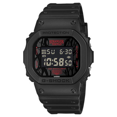 RELÓGIO G-SHOCK DW-5600STT-1DR STRANGER THINGS