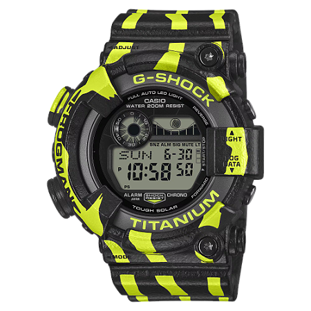 RELÓGIO G-SHOCK MASTER OF G SEA FROGMAN EDIÇÃO LIMITADA GW-8200TPF-1DR