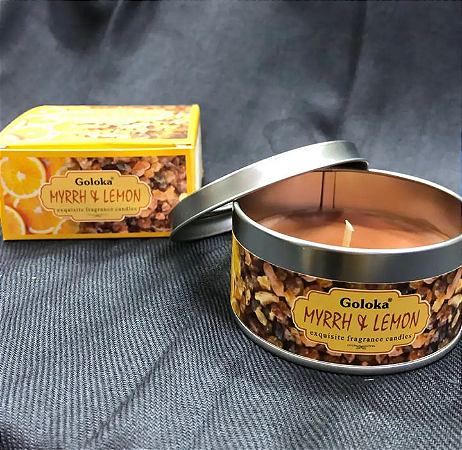 Vela Aromática Mirra e Limão