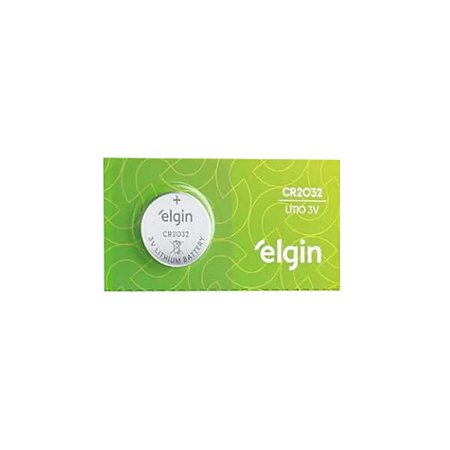 Bateria cr2032 de Lítio 3v ELGIN