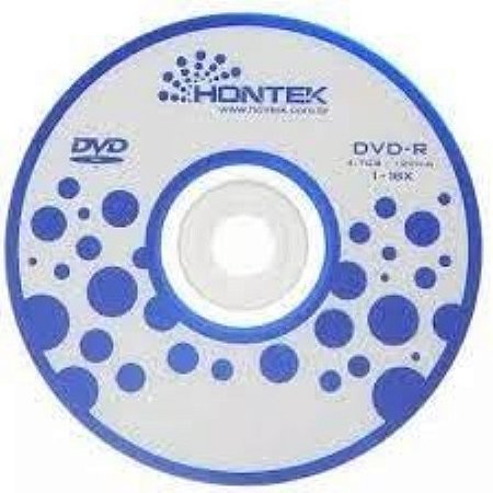 DVD-R Hontek 4,7GB / 120min 05 unidades virgen