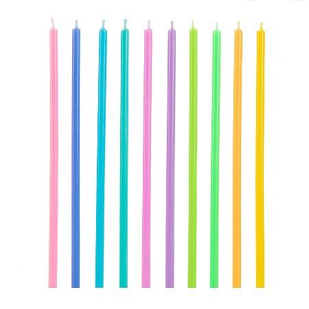 vela palito colorida