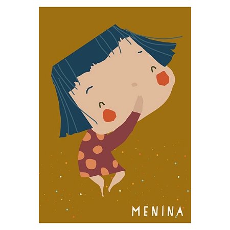 ilustração de menina