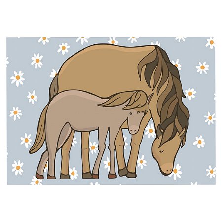 ilustração de cavalos