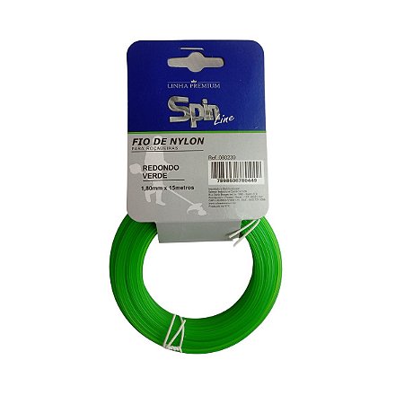 FIO DE NYLON REDONDO 1,80 MM 15 METROS VULCAN