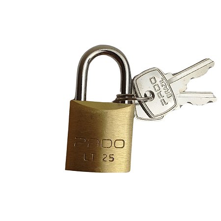 CADEADO LATÃO 25MM PADO