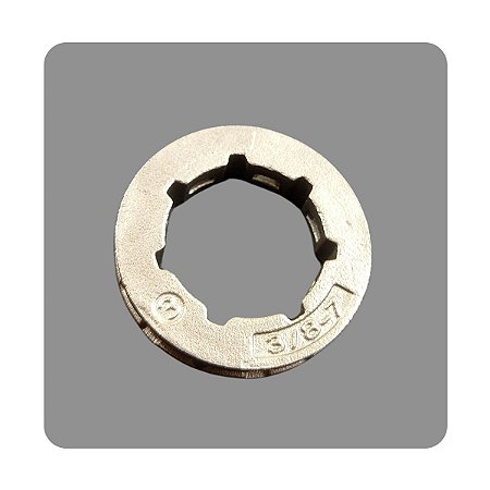 ROLETE PINHÃO 3/8 X 7X7 MOTOSSERRA STILH 034 036 038 039 361 380 381 382 HUSQVARNA 61 162 268 272 288 ITEVE