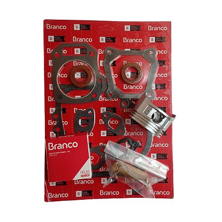 PISTÃO STD E KIT DE JUNTAS MOTOR B4T 6.5 BRANCO