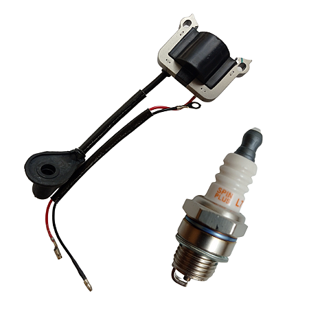 VELA DE IGNIÇÃO E MÓDULO PARA ROÇADEIRAS 33CC / 43CC VULCAN