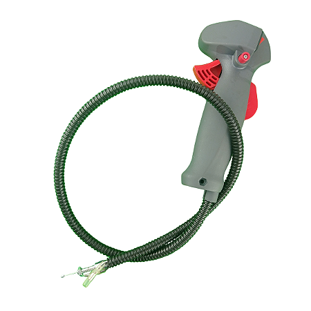 PUNHO ACELERADOR COMPLETO ROÇADEIRA BR33A / 43A / 52A BRANCO